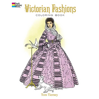 Victorian Fashions Coloring Book - Paperback