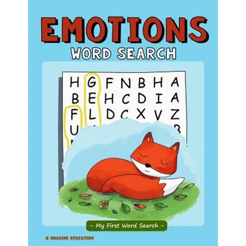 Emotions Word Search - My First Word Search: Word Search Puzzle for Kids Ages 4 - 6 Years - Paperback