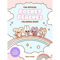 The Official Pocket Peaches Coloring Book: Cozy Coloring and Cute Stickers - Paperback