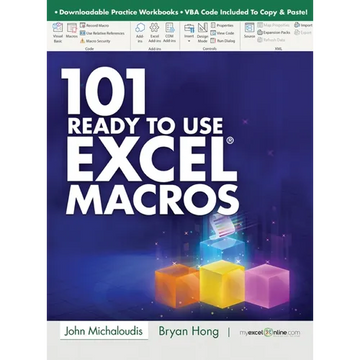 101 Ready To Use Microsoft Excel Macros - Hardcover