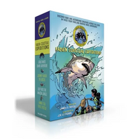 Fabien Cousteau Expeditions (Boxed Set): Great White Shark Adventure; Journey Under the Arctic; Deep Into the Amazon Jungle; Hawai'i Sea Turtle Rescue - Hardcover