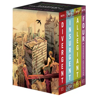 Divergent Anniversary 4-Book Box Set: Divergent, Insurgent, Allegiant, Four - Paperback