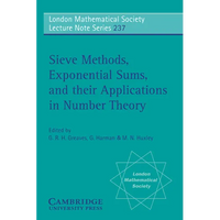 Sieve Methods, Exponential Sums, and Their Applications in Number Theory - Paperback