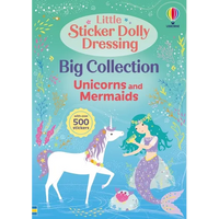Little Sticker Dolly Dressing Big Collection: Unicorns and Mermaid - Paperback