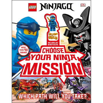 Lego Ninjago Choose Your Ninja Mission: With Ninjago Jay Minifigure - Hardcover
