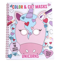 Color & Cut Masks: Unicorns: (Origami for Kids, Art Books for Kids 4 - 8, Boys and Girls Coloring, Creativity and Fine Motor Skills) - Paperback