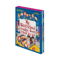 My Weird School Graphic Novel 3-Book Box Set: Mr. Corbett Is in Orbit!, Get a Grip! We're on a Trip!, Dorks in New York! - Paperback