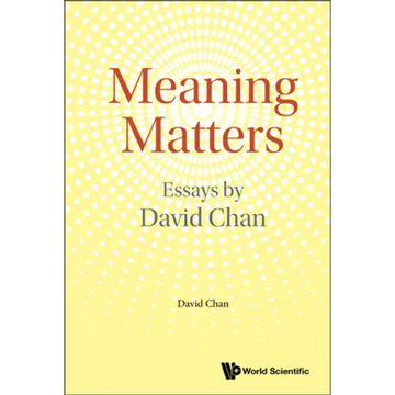 Meaning Matters: Essays by David Chan - Hardcover