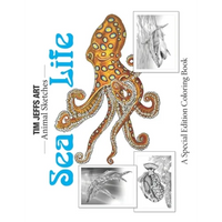 Sea Life: A Special Edition Coloring Book - Paperback