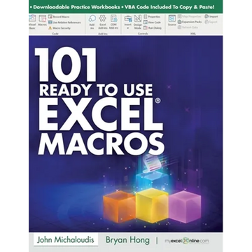 101 Ready To Use Microsoft Excel Macros - Paperback