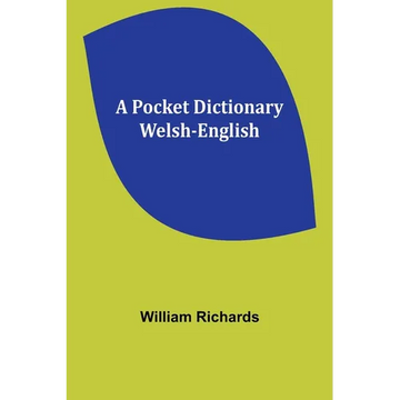 A Pocket Dictionary Welsh-English - Paperback