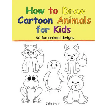 How to Draw Cartoon Animals for Kids - Paperback