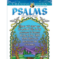 Creative Haven Psalms Coloring Book - Paperback