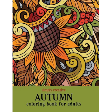 Simply Creative Autumn Coloring Book for Adults - Paperback