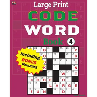 Large Print CODE WORD Book 4 - Paperback