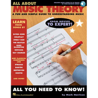 All about Music Theory: A Fun and Simple Guide to Understanding Music Online Audio Access - Paperback