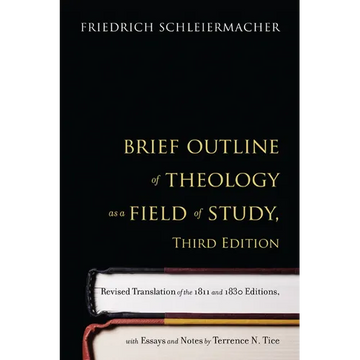 Brief Outline of Theology as a Field of Study - Paperback
