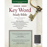 Hebrew-Greek Key Word Study Bible-NASB: Key Insights Into God's Word - Bonded Leather