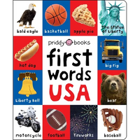First 100 Words USA: A Padded Book--Perfect for Little Hands to Hold - Board Book
