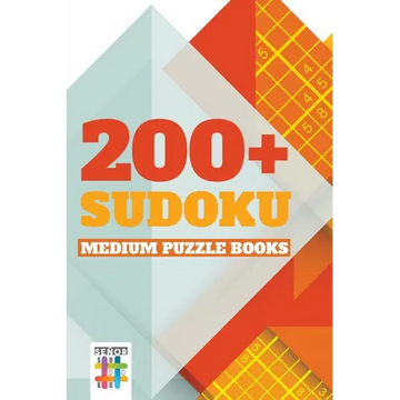 200+ Sudoku Medium Puzzle Books - Paperback