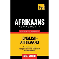 Afrikaans vocabulary for English speakers - 9000 words - Paperback