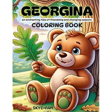 GEORGINA - An enchanting coloring book and story about friendship and changing seasons - Paperback
