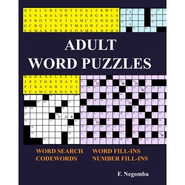 Adult Word Puzzles - Paperback