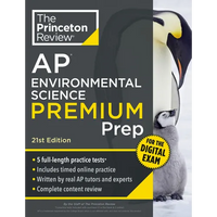 Princeton Review AP Environmental Science Premium Prep, 21st Edition: 5 Practice Tests + Digital Practice Online + Content Review - Paperback