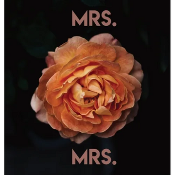 Mrs. & Mrs. Guest Book - Hardcover