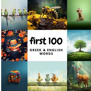 First 100 Greek & English Words - Paperback