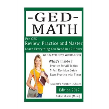 GED Math (preparation workbook): GED Mathematics prep workbook - Paperback