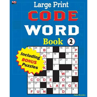 Large Print CODE WORD Book 2 - Paperback