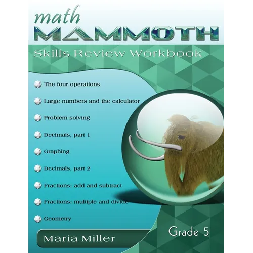 Math Mammoth Grade 5 Skills Review Workbook