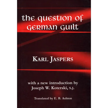 Question of German Guilt - Paperback