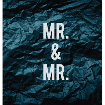 Mr. & Mr. Wedding Guest Book - Hardcover