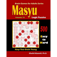 Masyu Logic Puzzles: 500 Easy to Hard: : Keep Your Brain Young - Paperback