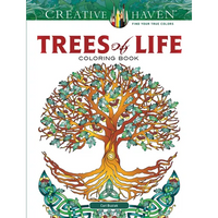 Creative Haven Trees of Life Coloring Book - Paperback