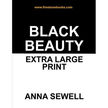 Black Beauty: Extra Large Print - Paperback