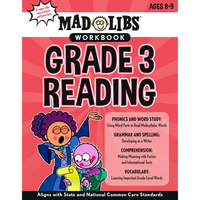 Mad Libs Workbook: Grade 3 Reading: Aligns with State and National Common Core Standards - Paperback