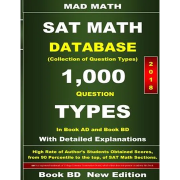 2018 SAT Math Database Book BD - Paperback