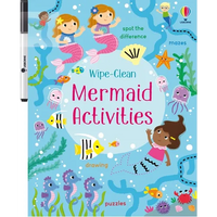 Wipe-Clean Mermaid Activities - Paperback