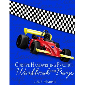 Cursive Handwriting Practice Workbook for Boys - Paperback