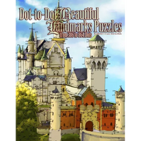 Dot-to-Dot Beautiful Landmarks: Puzzles from 386 to 864 Dots - Paperback