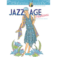 Creative Haven Jazz Age Fashions Coloring Book - Paperback