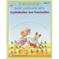 Step-By-Step Basic Language Arts: Capitalization and Punctuation Grades 1-2 - Paperback