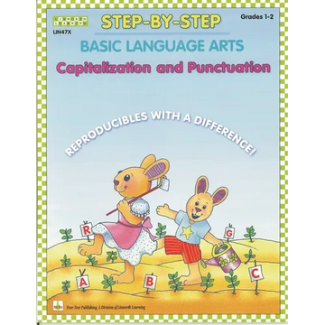 Step-By-Step Basic Language Arts: Capitalization and Punctuation Grades 1-2 - Paperback