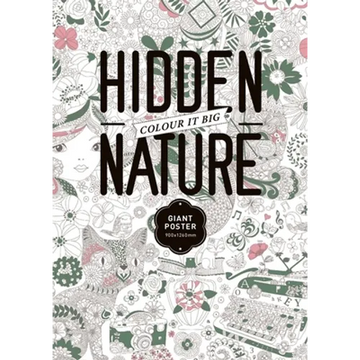 The Hidden Nature Coloring Poster - Paperback
