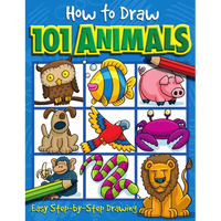 How to Draw 101 Animals - Paperback