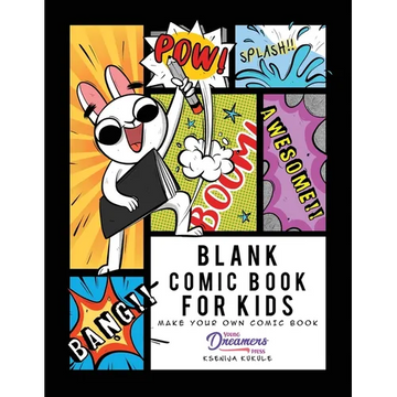 Blank Comic Book for Kids: Make Your Own Comic Book, Draw Your Own Comics, Sketchbook for Kids and Adults - Paperback