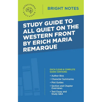 Study Guide to All Quiet on the Western Front by Erich Maria Remarque - Paperback